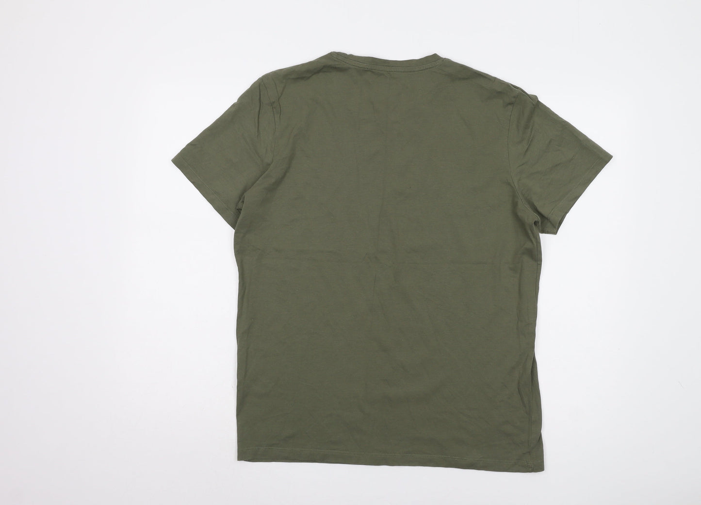 Mens UK Size L JACK & JONES Green  T-Shirt