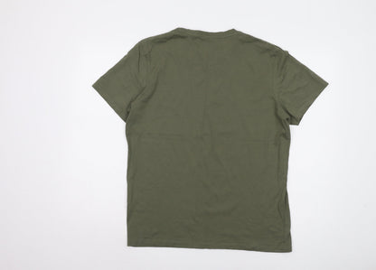 Mens UK Size L JACK & JONES Green  T-Shirt