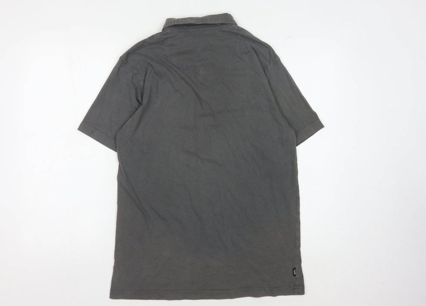 Matix Unisex Grey Cotton Polo Shirt | L | Casual Classic