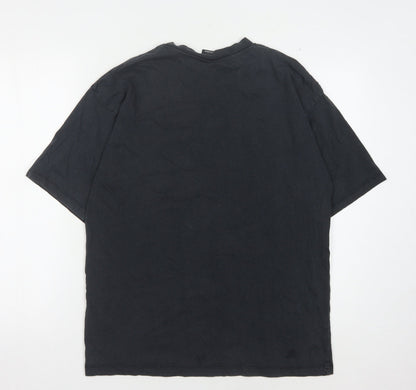 Primark Men’s Black Cookie Monster T-Shirt 2XS