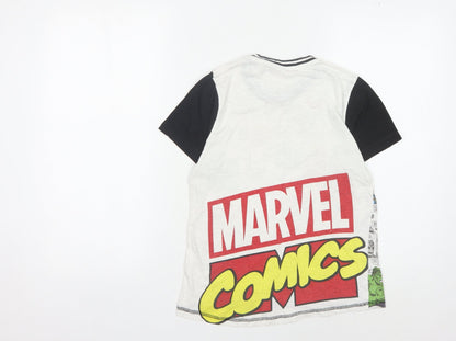 Tu Boys Marvel Multicoloured Comic Print T-Shirt, 10 Years