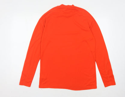 Decathlon Unisex Orange Long Sleeve Activewear Top