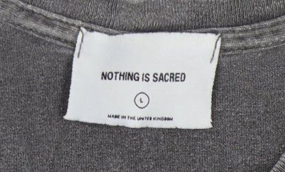 Nothing Is Sacred Men's Grey Crew Neck T-Shirt L
