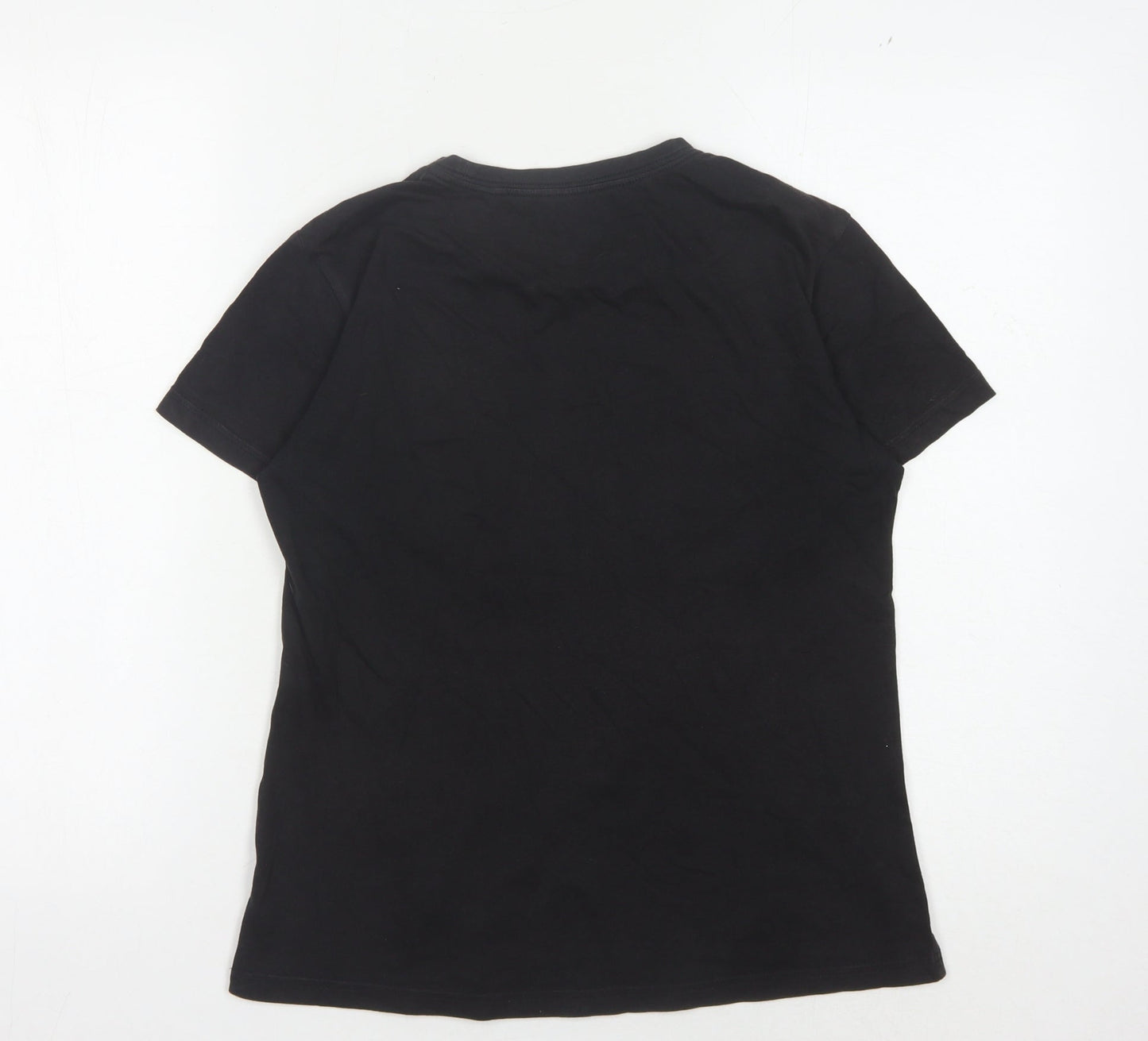 Womens UK Size S adidas Black Basic T-Shirt
