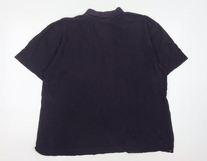 Puma Men's Black Polo Shirt L Short Sleeve