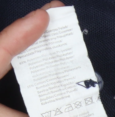 Slazenger Men's Blue Polo Shirt XL Short Sleeve