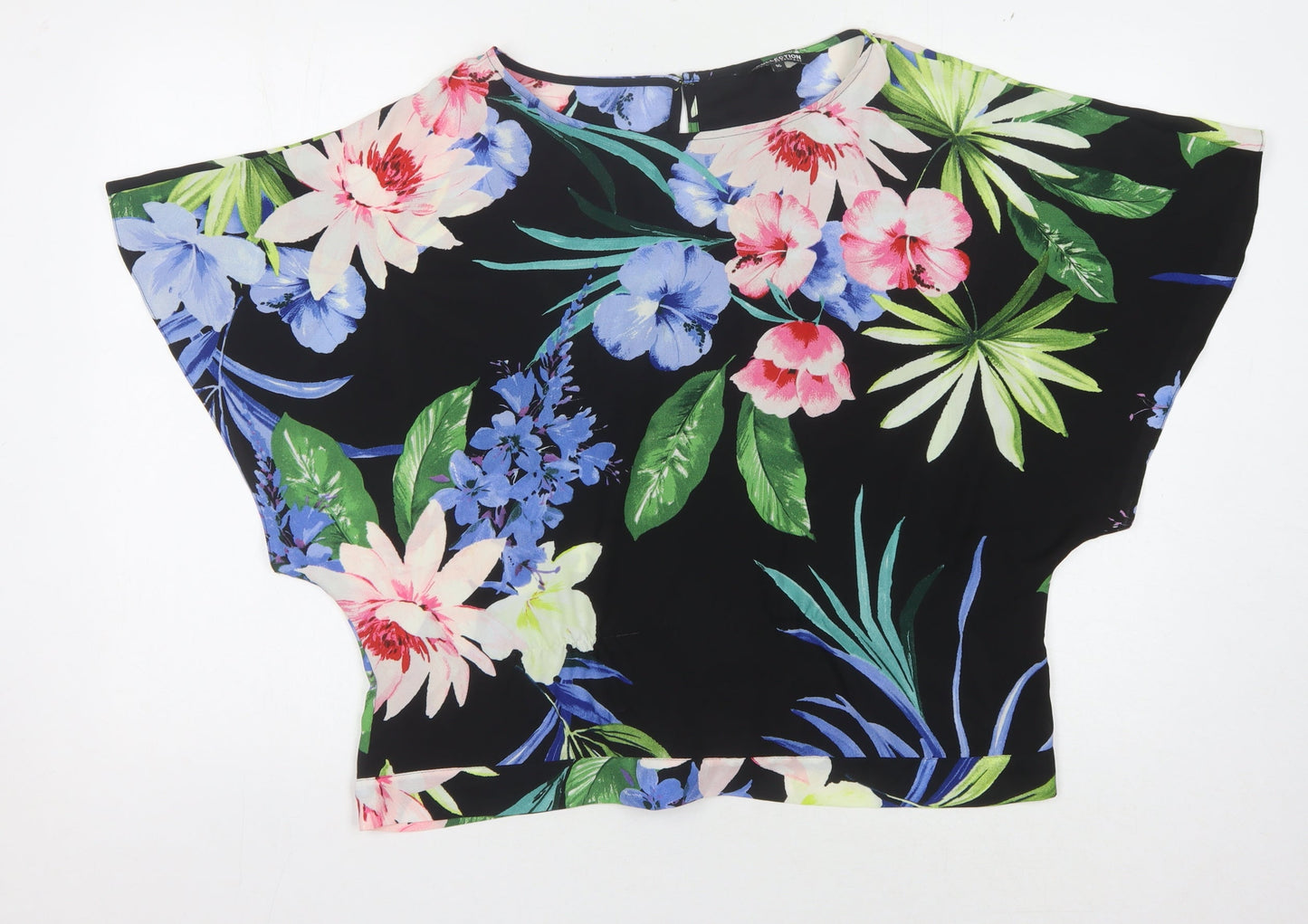 Womens UK Size 16 Debenhams Multicoloured Basic Blouse