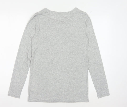 Gap Women's Grey XS Long Sleeve T-Shirt Regular Fit