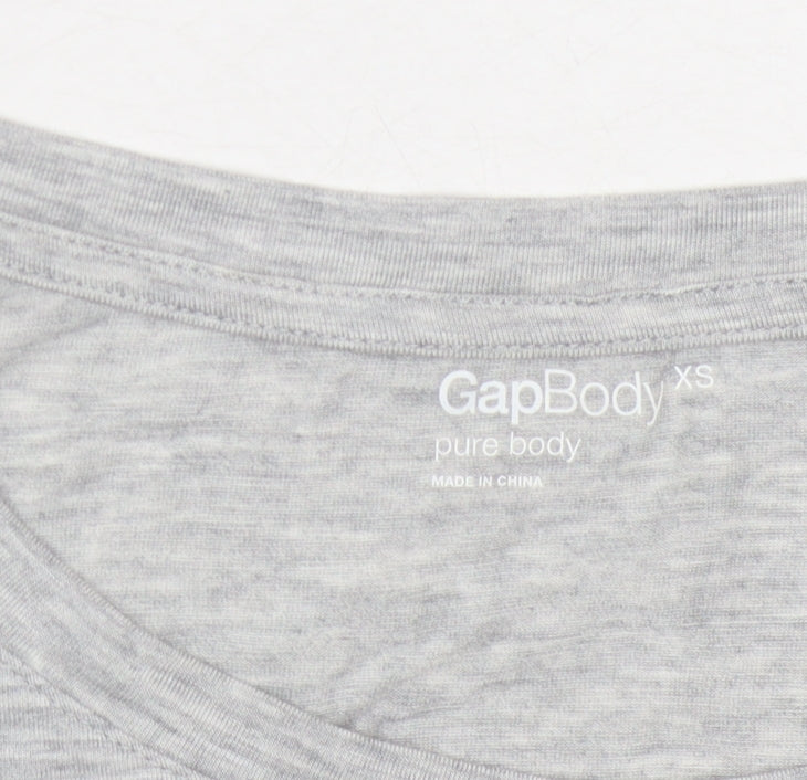 Gap Women's Grey XS Long Sleeve T-Shirt Regular Fit