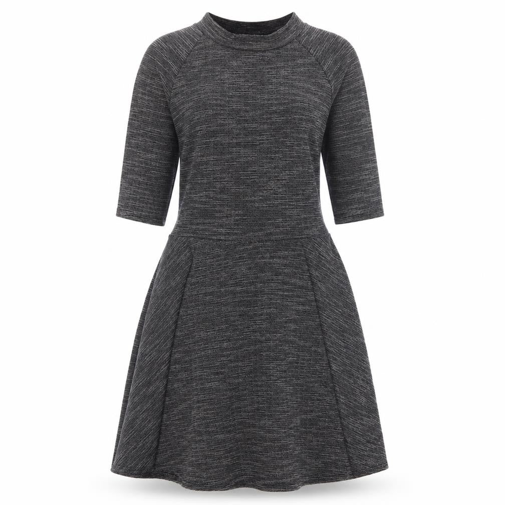 Apricot Women's Grey Striped Dress Size 12