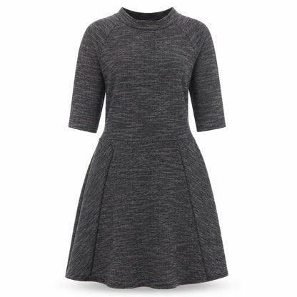 Apricot Women's Grey Striped Dress Size 12