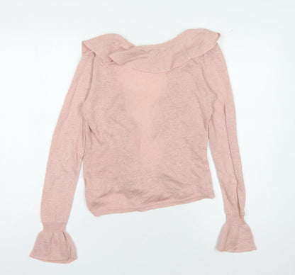 Womens UK Size XS Phase Eight Pink Cardigan Jumper