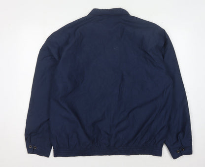 Mens UK Size L Chaps Blue Basic Jacket