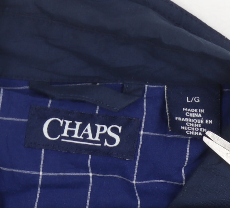 Mens UK Size L Chaps Blue Basic Jacket