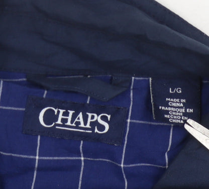 Mens UK Size L Chaps Blue Basic Jacket
