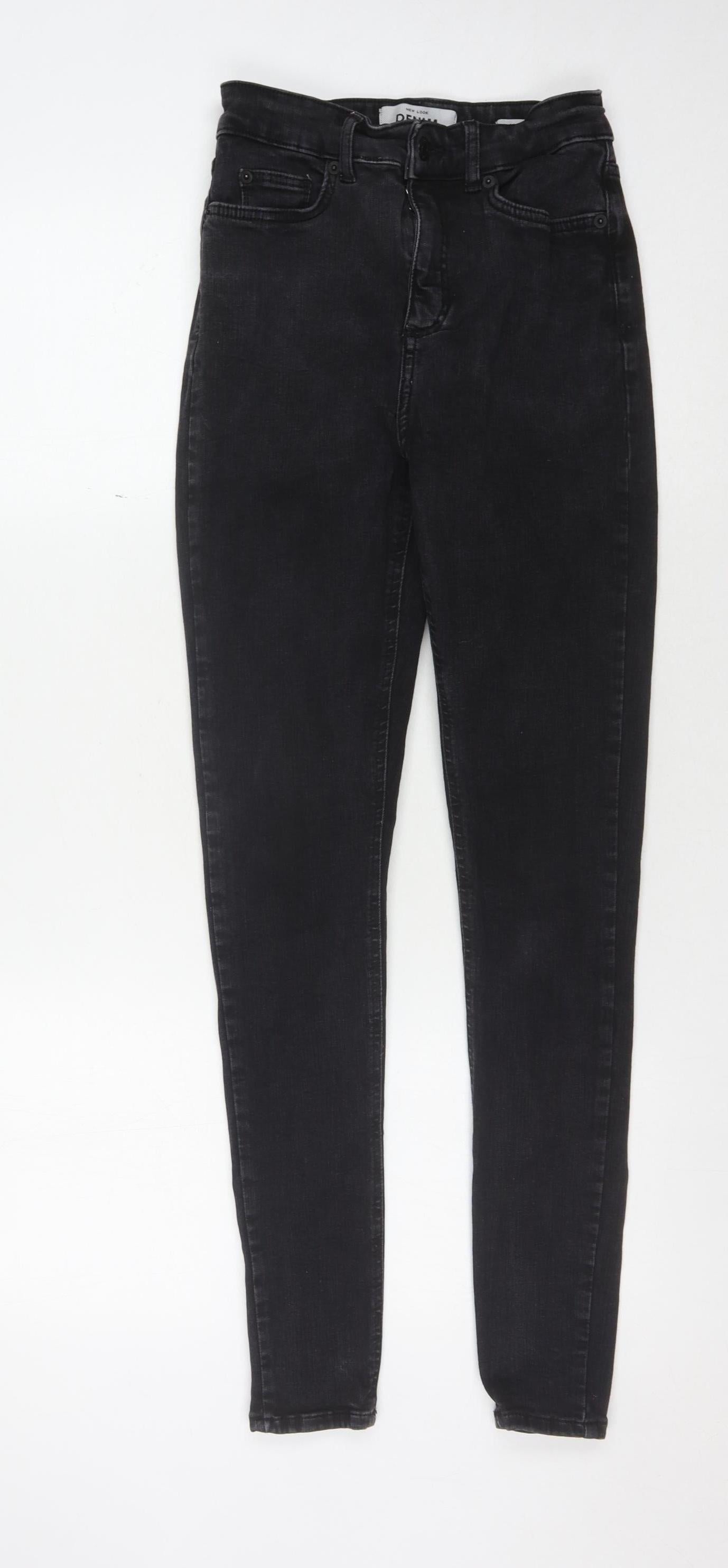 New Look Women's Black Skinny Jeans Size 8