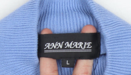 Womens UK Size L Ann Marie Blue Pullover Jumper