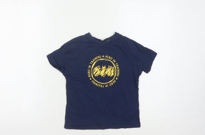 Batman Boys Blue T-Shirt 4-5 Years Superhero Graphic