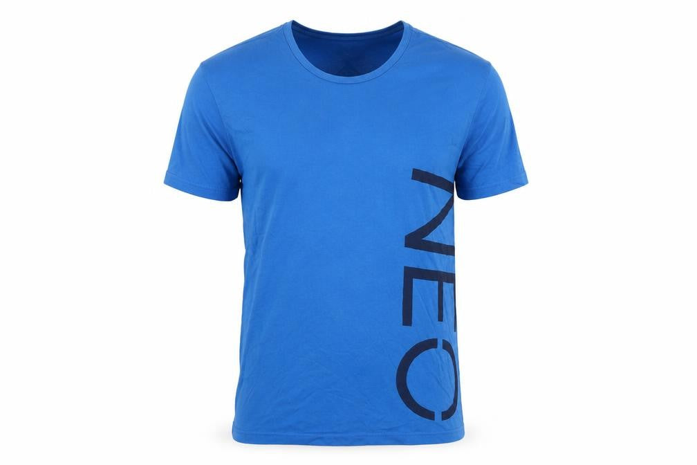 Mens UK Size L adidas Blue  T-Shirt