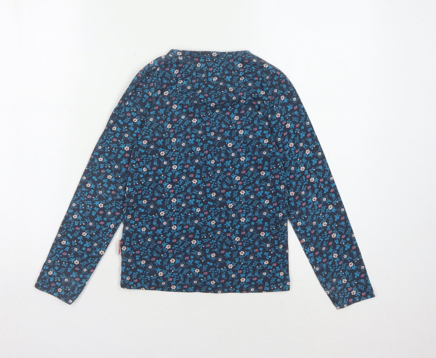 Trespass Girls' Floral Long Sleeve Top - Blue, 7-8 Years