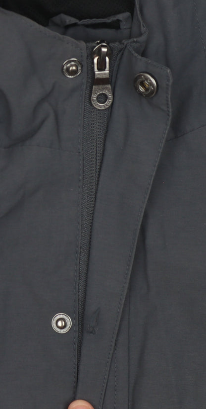 Lyle & Scott Boys Grey Bomber Jacket, 12-13 Years, Hooded, Zip