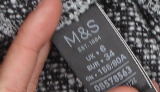 Womens UK Size 6 Marks and Spencer Grey Pullover Jumper