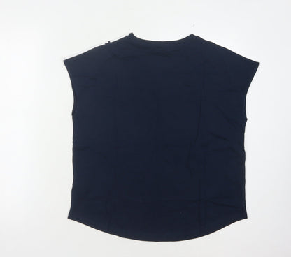 Womens UK Size 8 Marks and Spencer Black Basic T-Shirt