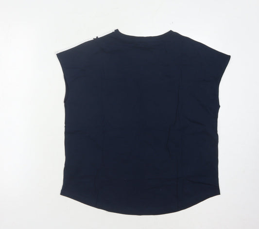 Womens UK Size 8 Marks and Spencer Black Basic T-Shirt