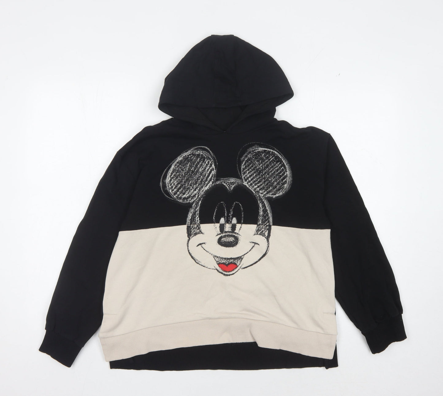 Disney at George Girls Black Beige Pullover Hoodie 11-12 Years