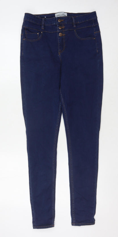 New Look Women's Blue Skinny Jeans Size 14