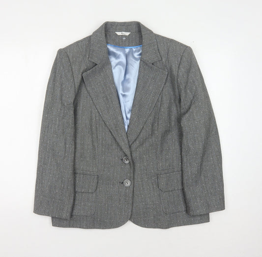 Klass Collection Women's Grey Blazer Size 18