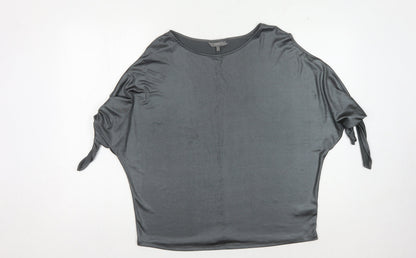 Womens UK Size 14 NEXT Grey Basic Blouse