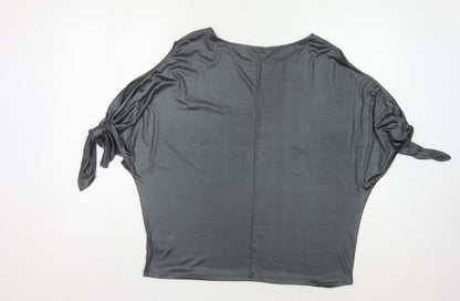 Womens UK Size 14 NEXT Grey Basic Blouse