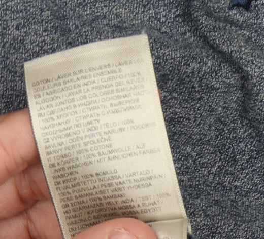 Superdry Men's Blue S Logo T-Shirt, Cotton Crew Neck