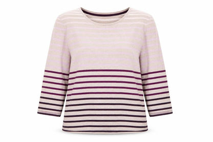 Womens UK Size L Viyella Multicoloured Basic T-Shirt