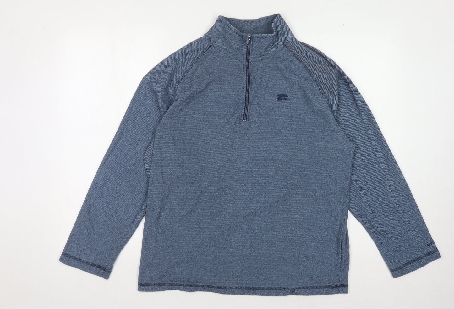 Trespass Men’s Blue XL Logo Fleece Sweatshirt