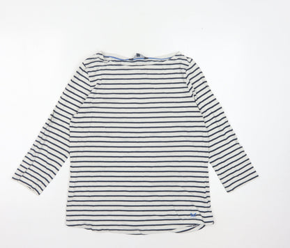 Womens UK Size 12 Crew Clothing Company White Basic T-Shirt