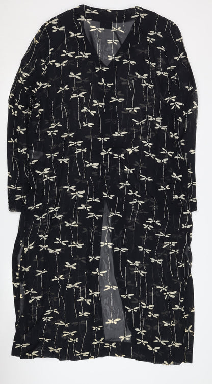 Alexon Women's Black Viscose Dress, Size 14