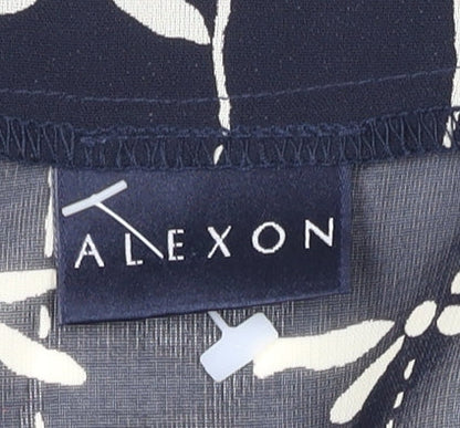 Alexon Women's Black Viscose Dress, Size 14