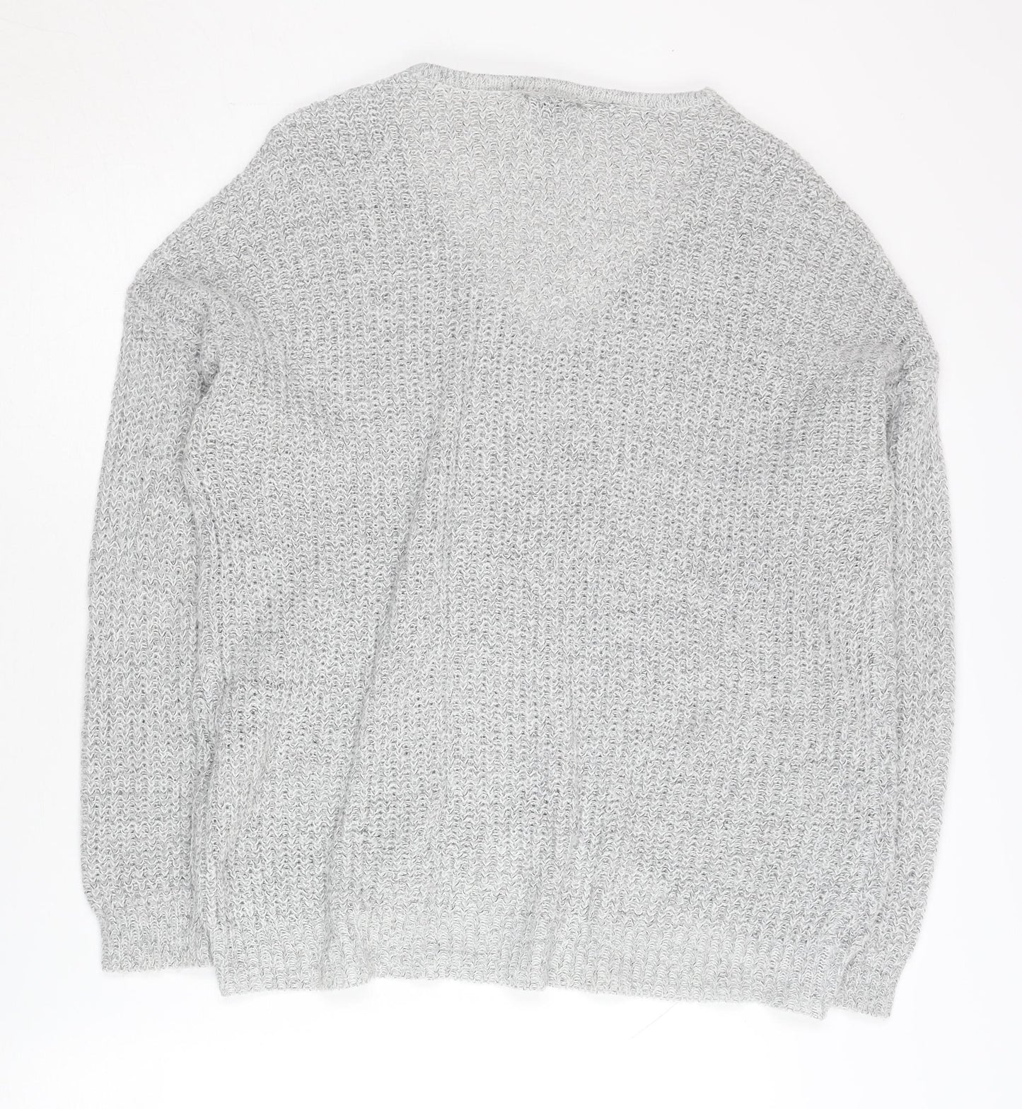 Womens UK Size M Jacqueline de Yong Grey Pullover Jumper