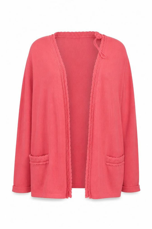 Womens UK Size 12 Eastex Pink Cardigan Jumper