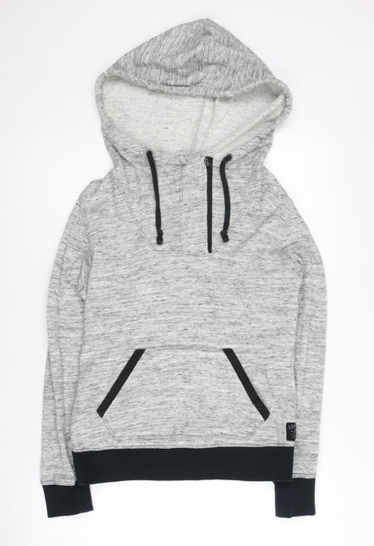 Mens UK Size S Converse Grey Pullover Hoodie
