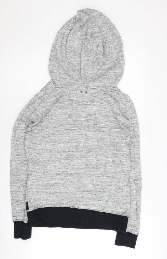Mens UK Size S Converse Grey Pullover Hoodie