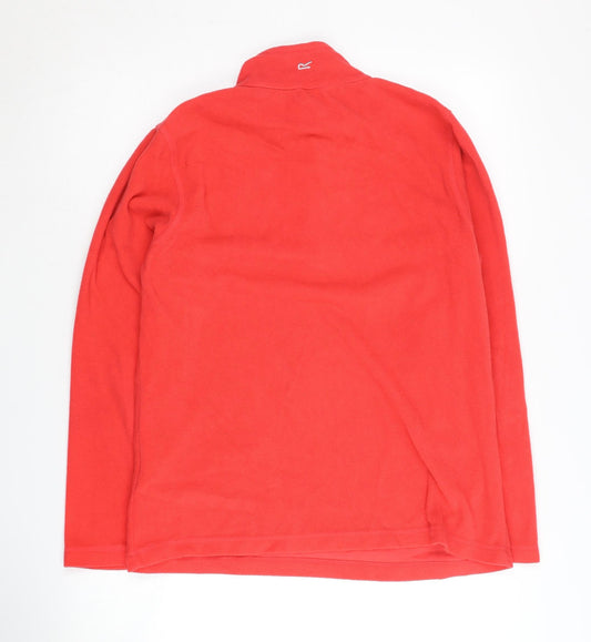 Regatta Women's Red Fleece Pullover Sweatshirt Size 12