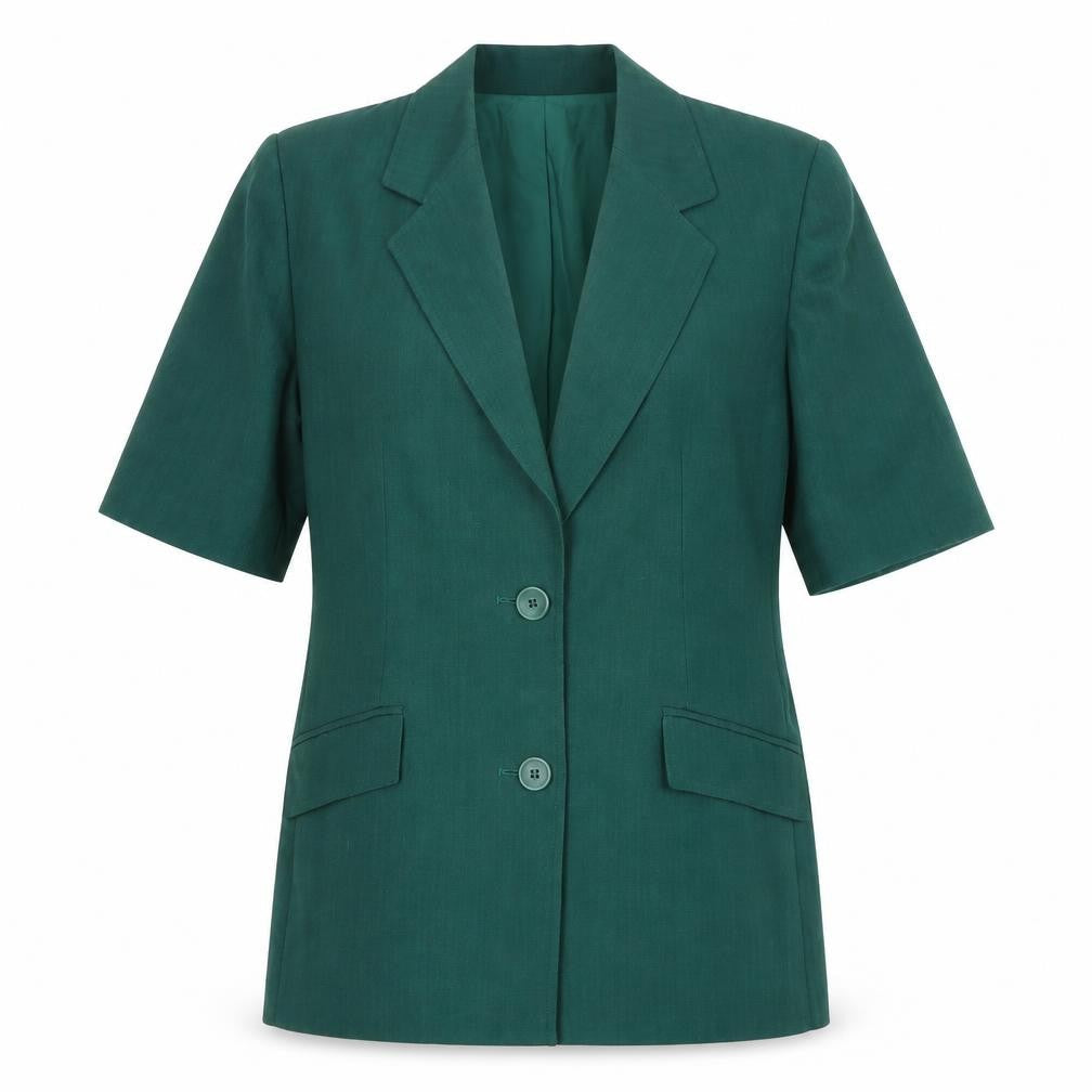Womens UK Size 10 Viyella Regular Green Blazer