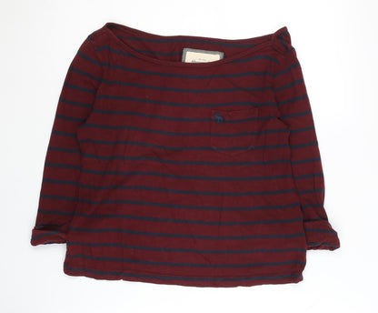 Abercrombie Women’s Multicoloured Striped T-Shirt S