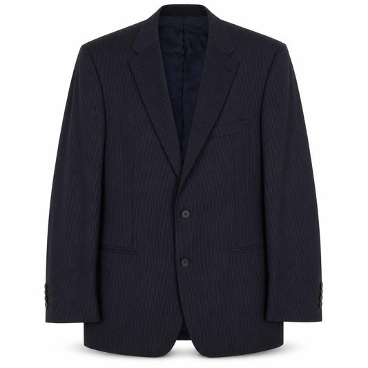 Jeff Banks Men's Blue Striped Blazer 44 Regular