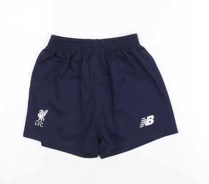 New Balance Boys Blue Athletic Football Shorts 6-7 Years