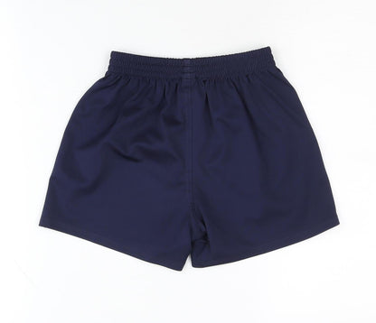 New Balance Boys Blue Athletic Football Shorts 6-7 Years