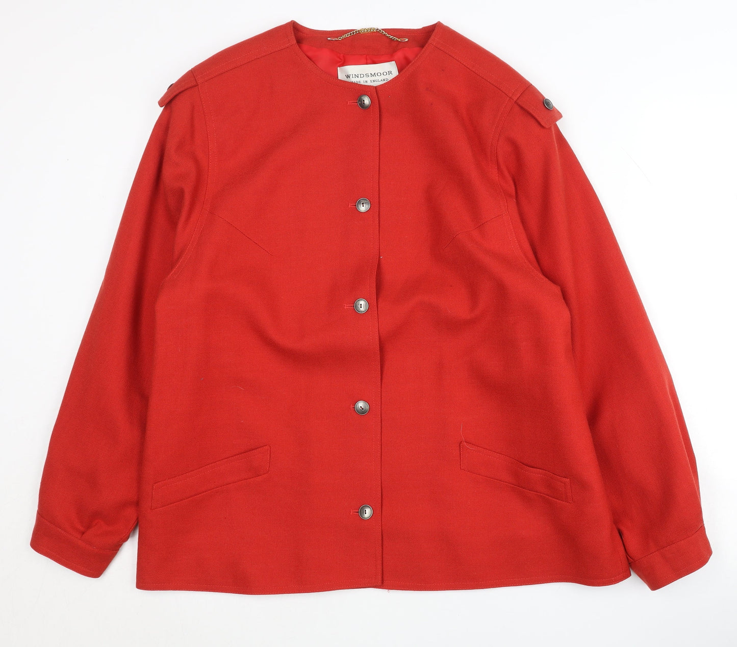 Windsmoor Women's Red Blazer Size 18